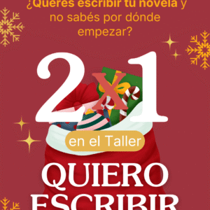 Diciembre Creativo - Taller Quiero escribir | 2x1